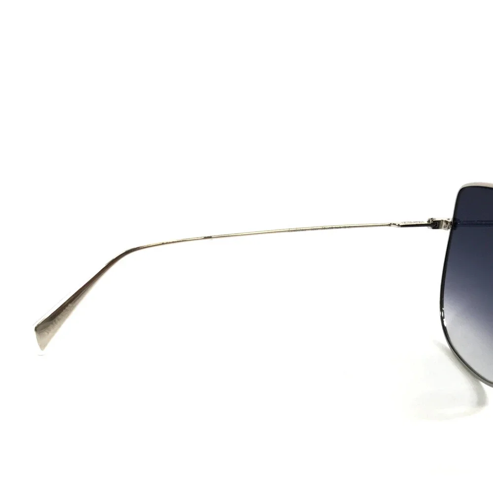 Celine Sunglasses CL40174U 16W Silver Cat Eye Frames w Gradient Dark Gray Lenses